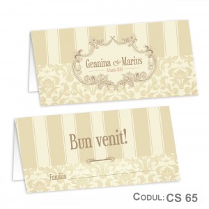 Place Card nunta CS65